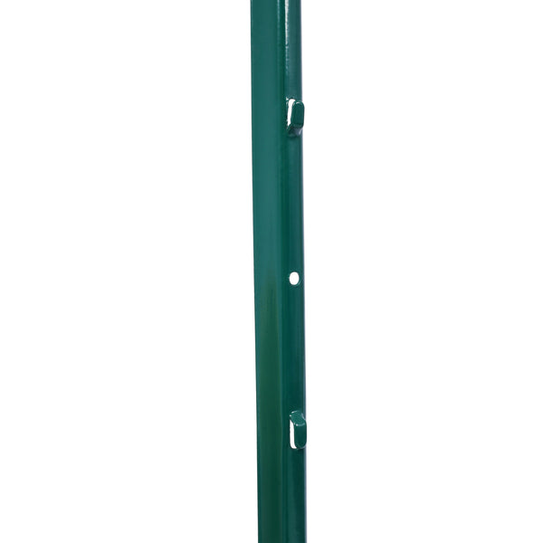 Fence post 3-foot-10 pack, heavy-duty metal fence post with U-shaped groove