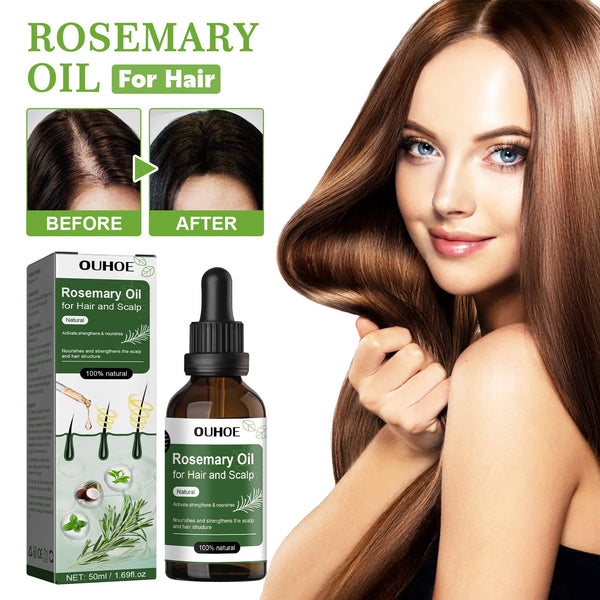 Hair Care Rosemary Oil, Anti-Loss Hair Nourish And Strengthen Hair Care Essential Oil
