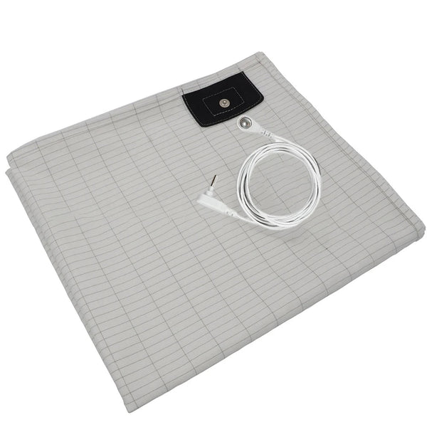 Grounding Sheet   Mat  Earthing Fitted Bedsheet Silver Fiber Conductive Organic Grounding Mat Radiation Anti-Static 60*265CM