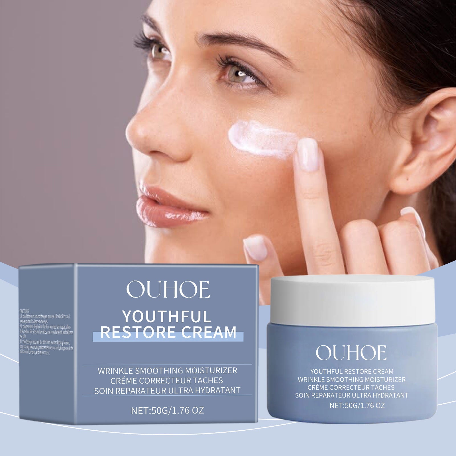 Facial Moisturizer, Hydrating And Moisturizing Facial Skin Firming Hydrating And Brightening Repair Cream