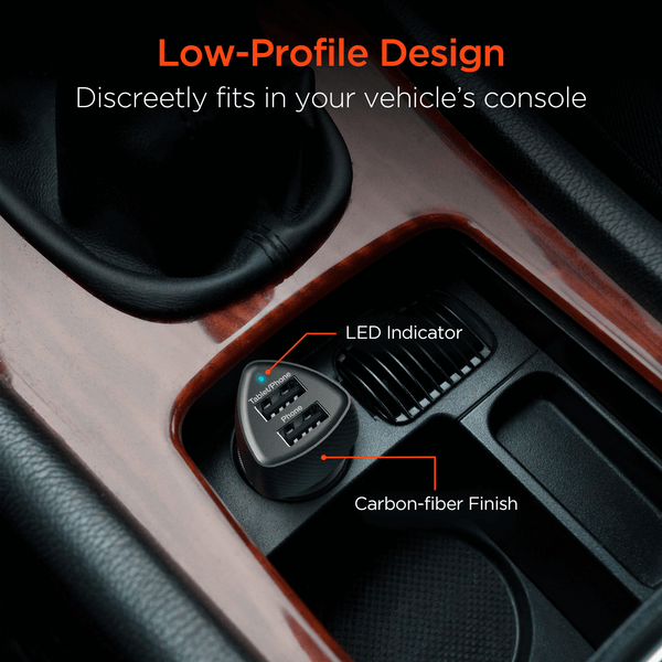 HyperGear SpeedBoost 12W USB + 5W USB Car Charger