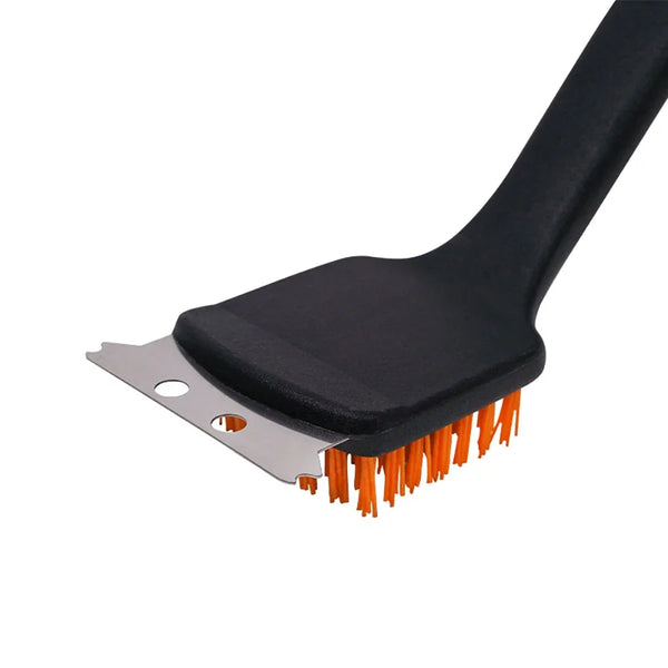 2 Pack Fire & Flavor Nylon Grill Brush for Outdoor Grill Cleaning
