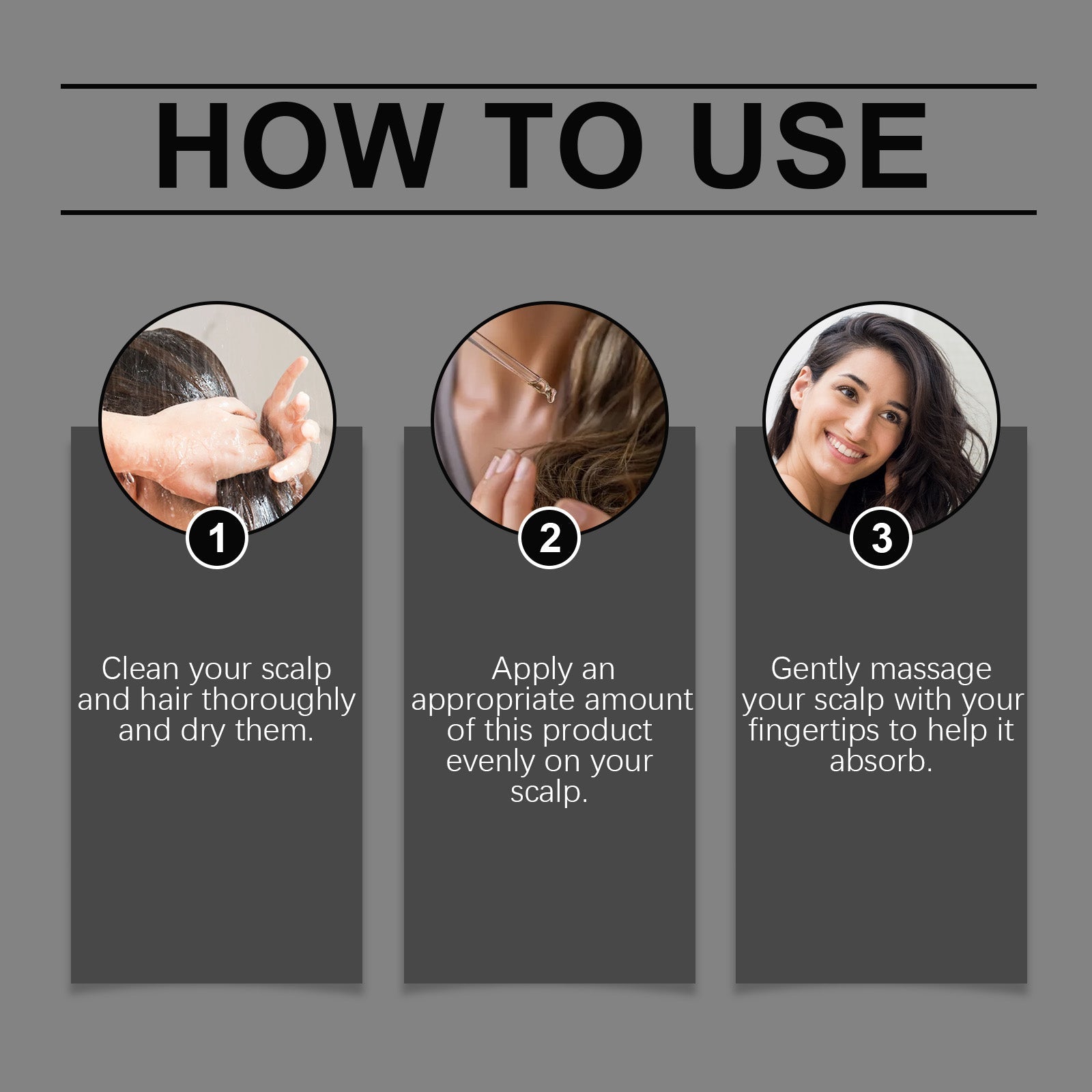 Hair Care Serum Nourishes Hair Follicles, Moisturizes Scalp, And Rejuvenates Hair