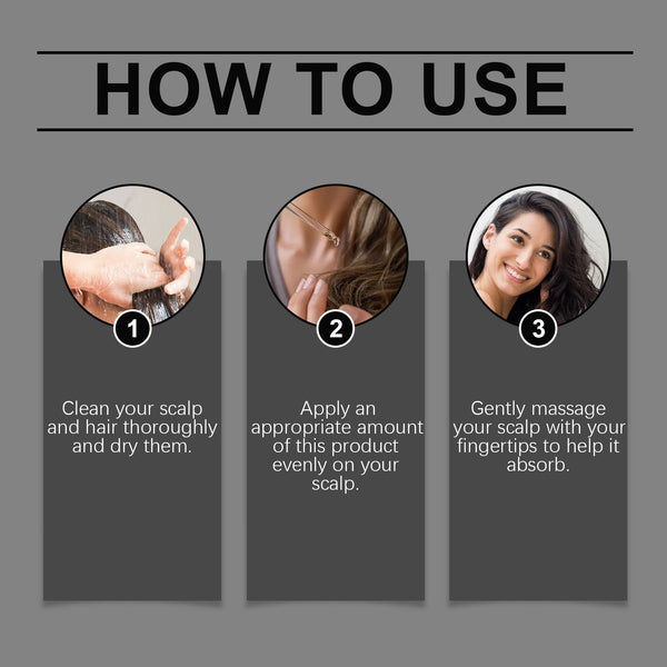 Hair Care Serum Nourishes Hair Follicles, Moisturizes Scalp, And Rejuvenates Hair