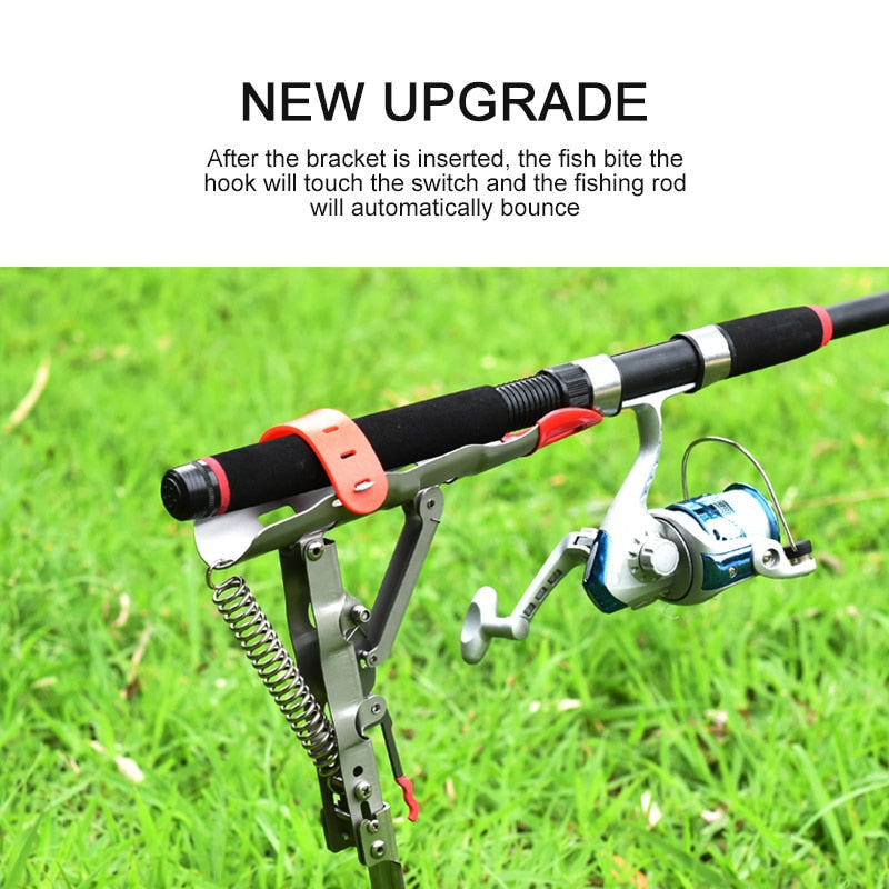 New Fishing Rod Holders Automatic Fishing Stainless Steel Pole Tackle Storage 32cm Outdoor Fishing Accessories Bracket Outdoor