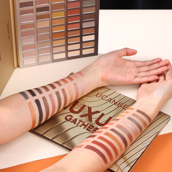 UCANBE 60 Clors of Luxury Eyeshadow Palette Everyday Glitter Matte Earth Eyeshadow