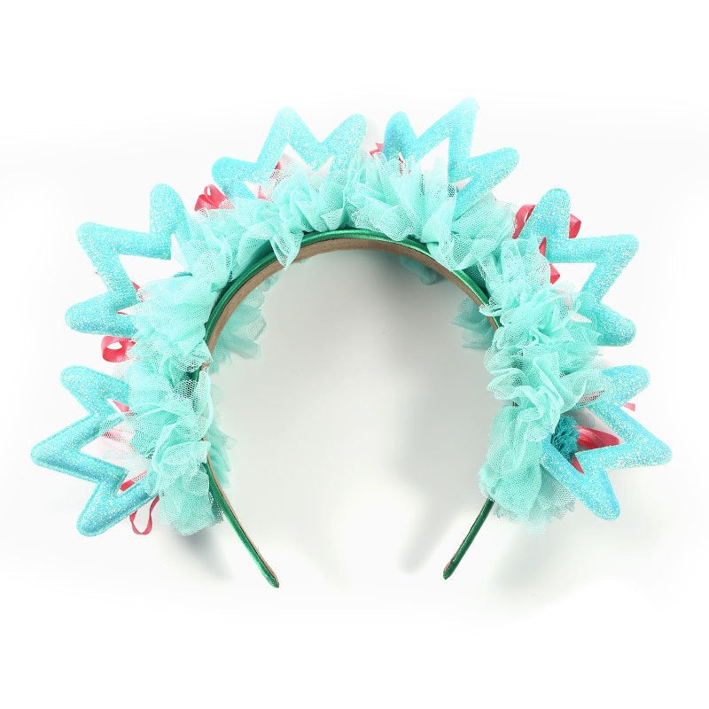 Fashionable new fabric crown hairband for women