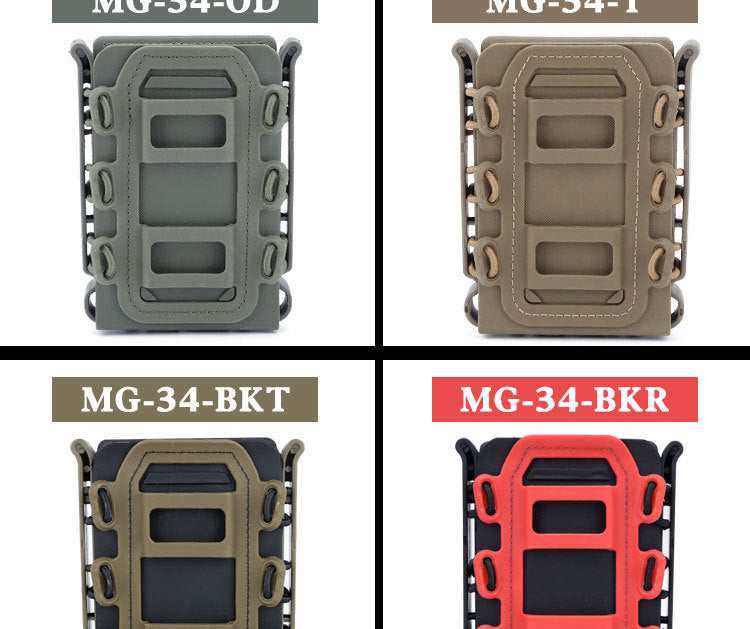 Live CS Tactical Waist Hanging Box 5.56&7.62 Elastic Scorpion Quick Pull Outdoor Multi purpose Kit