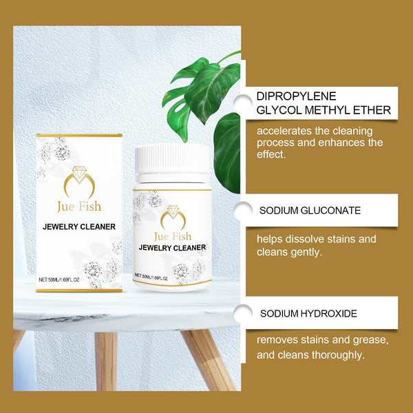 Jewelry Cleaner Jewelry Metal Cleaning Solution Diamond Necklace Rust And Ash Removal Care Solution