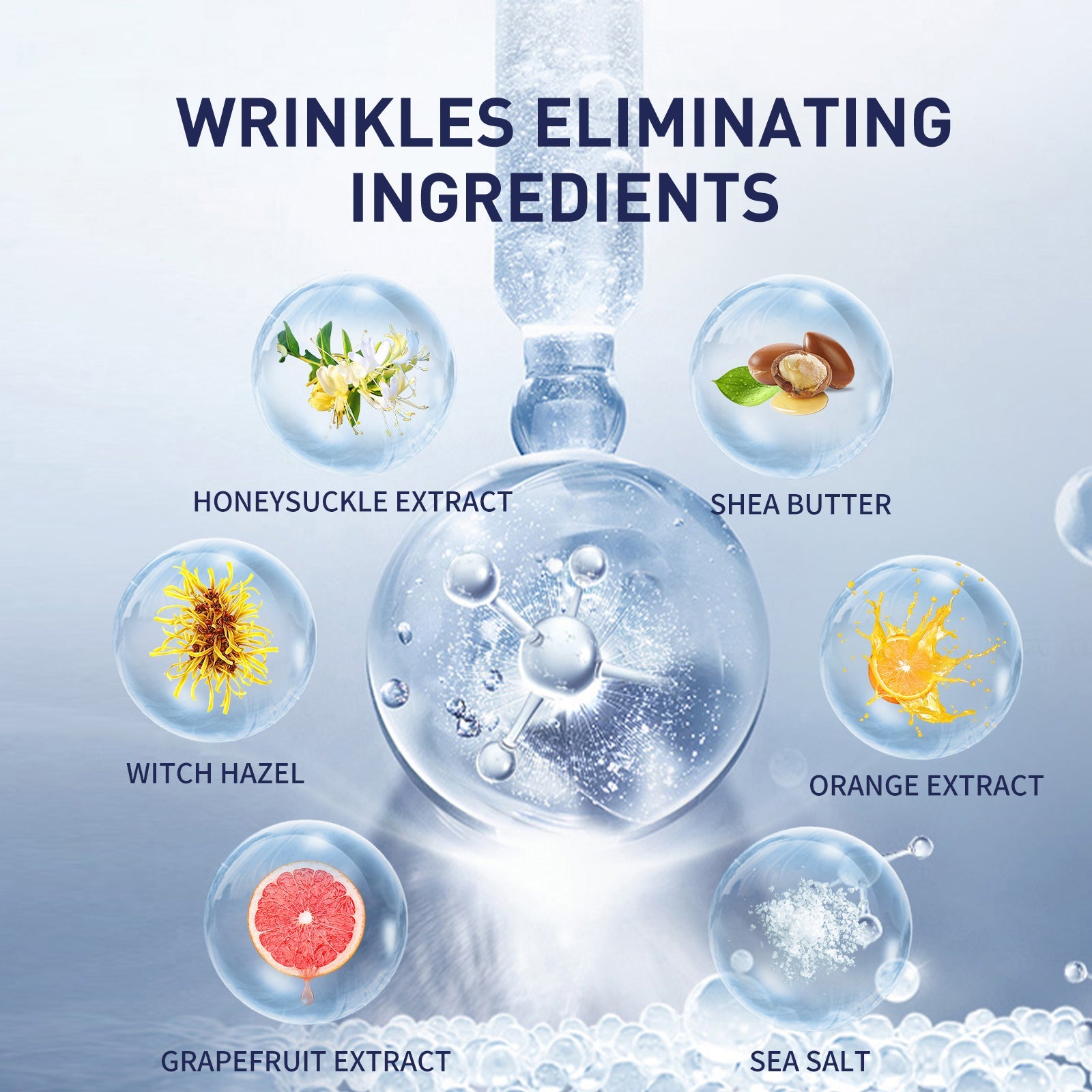 Copper Elixir, Repair Facial Skin Fade Wrinkles Deep Moisturizing Delicate Firming Anti-Aging