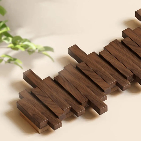 Coat Racks Wall Hanging Wall Entry Door Porch Hanging Scarf Coat Rack Perforated Solid Wood Creative Piano Keys Clothes Hook