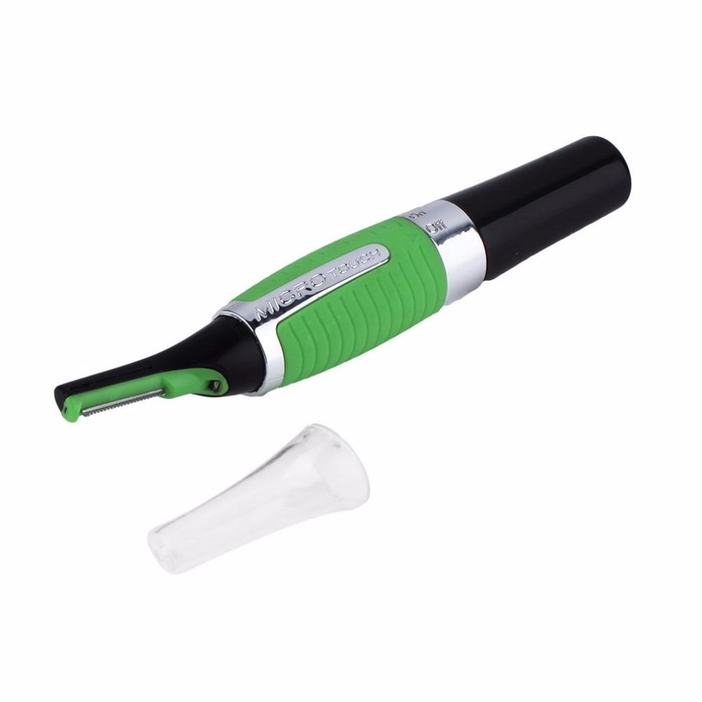 Micro Precision Eyebrow Ear Nose Trimmer Removal Clipper Shaver Personal Electric Built In LED Light Face Care Hair Trimmer