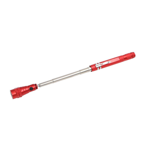 Outdoor Camping Tactical Flash Light Torch Spotlight 3x LED Telescopic Flexible Magnetic LED