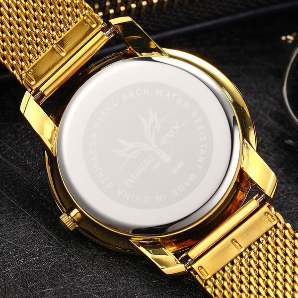 Clearance MISSFOX  2446 Unique Design Minimalist Watch Men Novel Stylish Male Watches Fashion Sports Quartz Wrist Watch For Men Women
