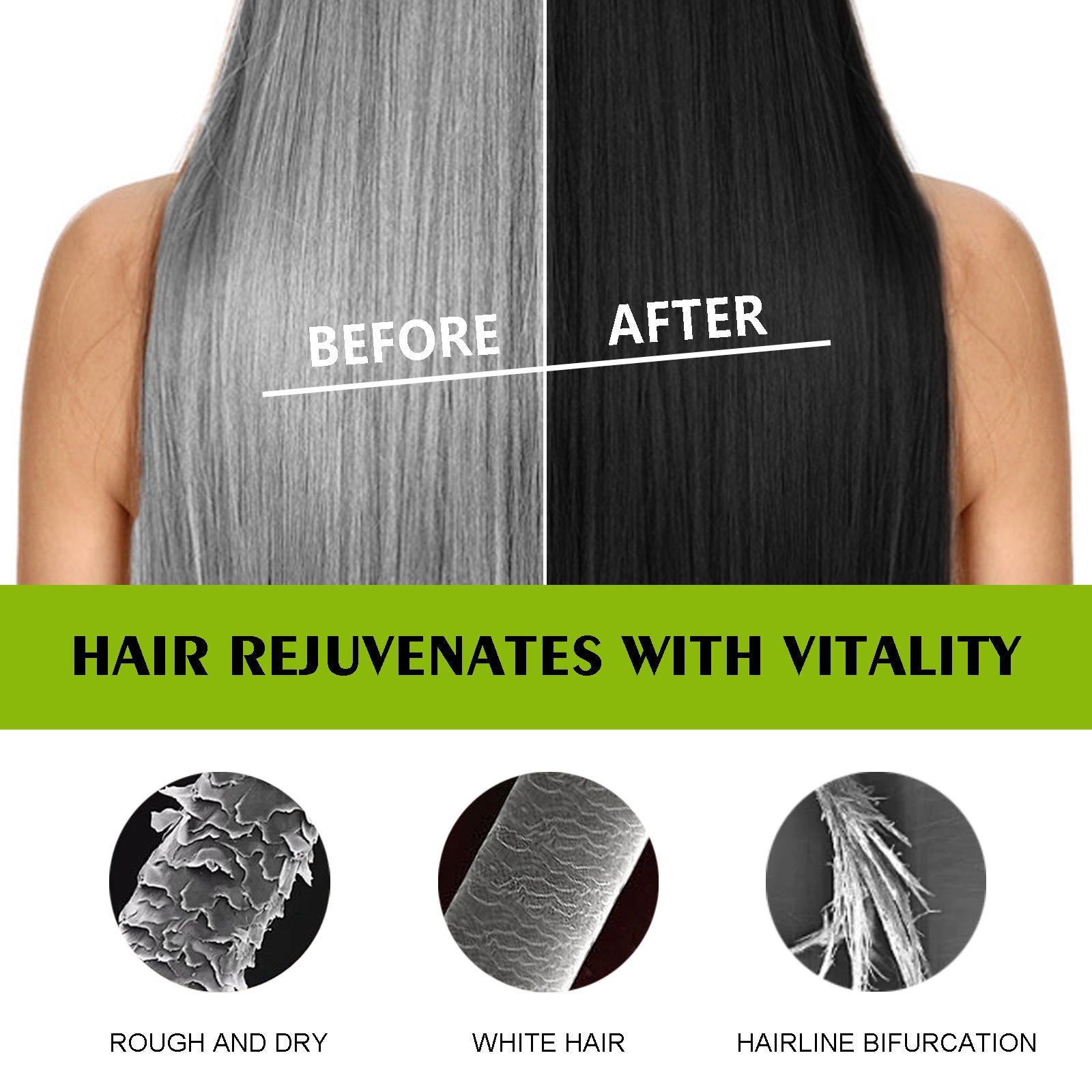 HOEGOA Hair Dye Shampoo, Gentle Hair Moisturizing Hair Fast Easy Coloring Lasting Hair Cream