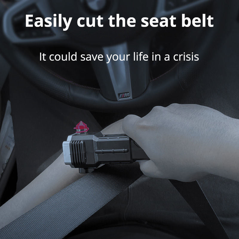 Multifunctional Safety Hammer Outdoor Auto Repair Work Light Charging Treasure Emergency Broken Window Escape Car Glare Flashlight