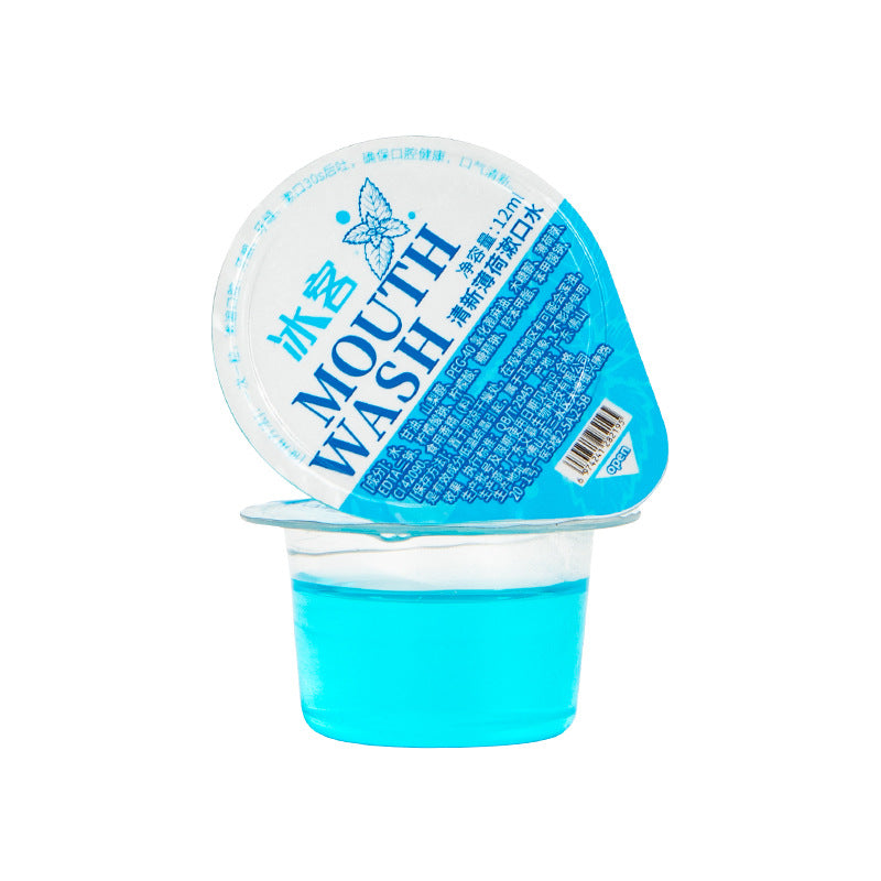 Portable Oral Care Solution in Jelly Cups - Disposable Independent Packaging for Travel and Accommodation