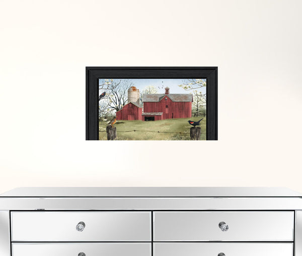 Harbingers Of Spring 1 Black Framed Print Wall Art