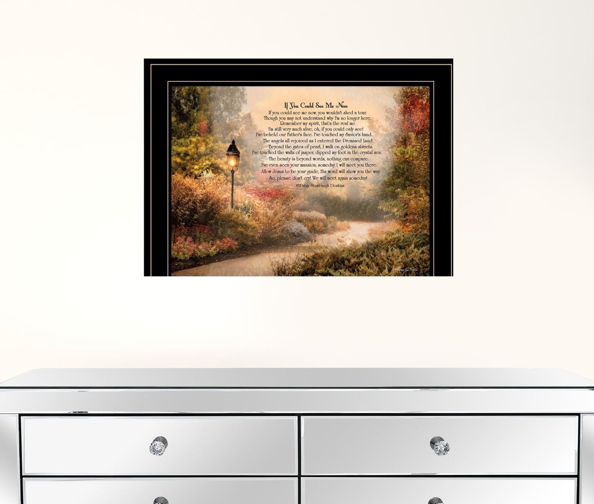 If You Could See Me Now 5 Black Framed Print Wall Art