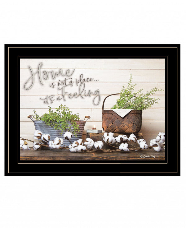 Home Is Not A Place 2 White Framed Print Wall Art