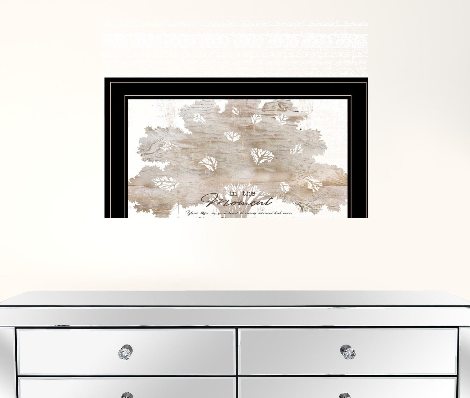 In The Moment 3 Black Framed Print Wall Art