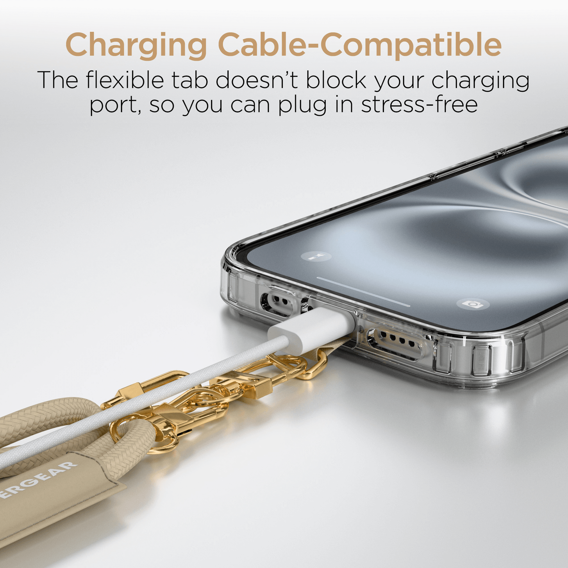 HyperGear TECHcessories Sand Braided Rope Universal Crossbody Phone Strap