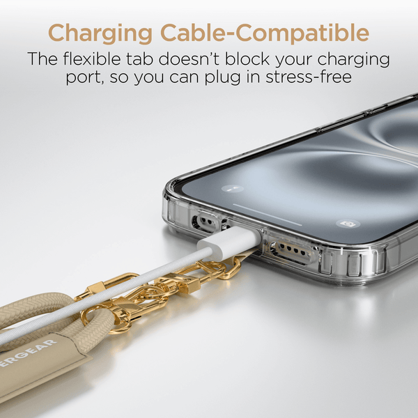 HyperGear TECHcessories Sand Braided Rope Universal Crossbody Phone Strap