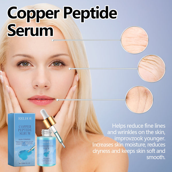 Copper Peptide Serum, Fade Out Fine Lines Moisturize Skin Firming Bright Spots And Delicate Pores