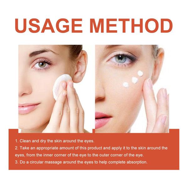 Retinol Polypeptide Revitalizing Eye Cream, Firming Skin Around Eyes Lighten Dark Circles Crow's Feet Moisturizing Eye Cream