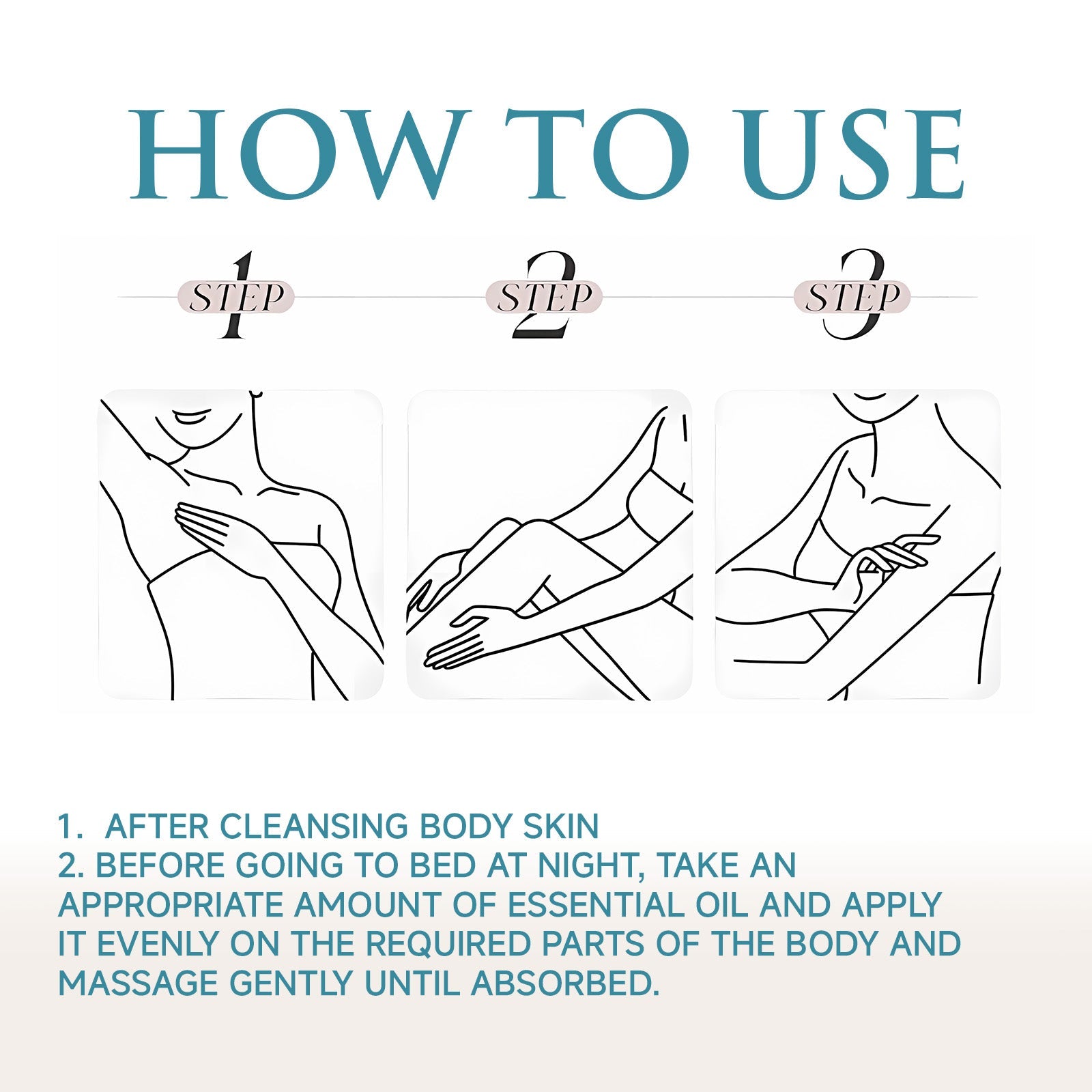 Slimming Oil, Wen Run Smooth The Skin Wrinkles Brighten The Skin Color Model Body Firming Body Muscles