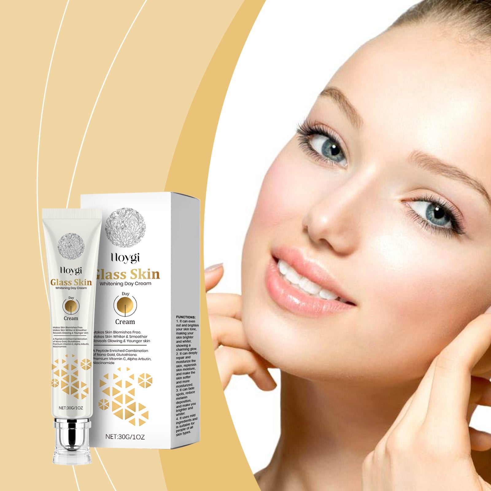 Cream Skin Brightening Gentle Nourishing Facial Skin Moisturizing Moisturizing Daily Skin Care Cream