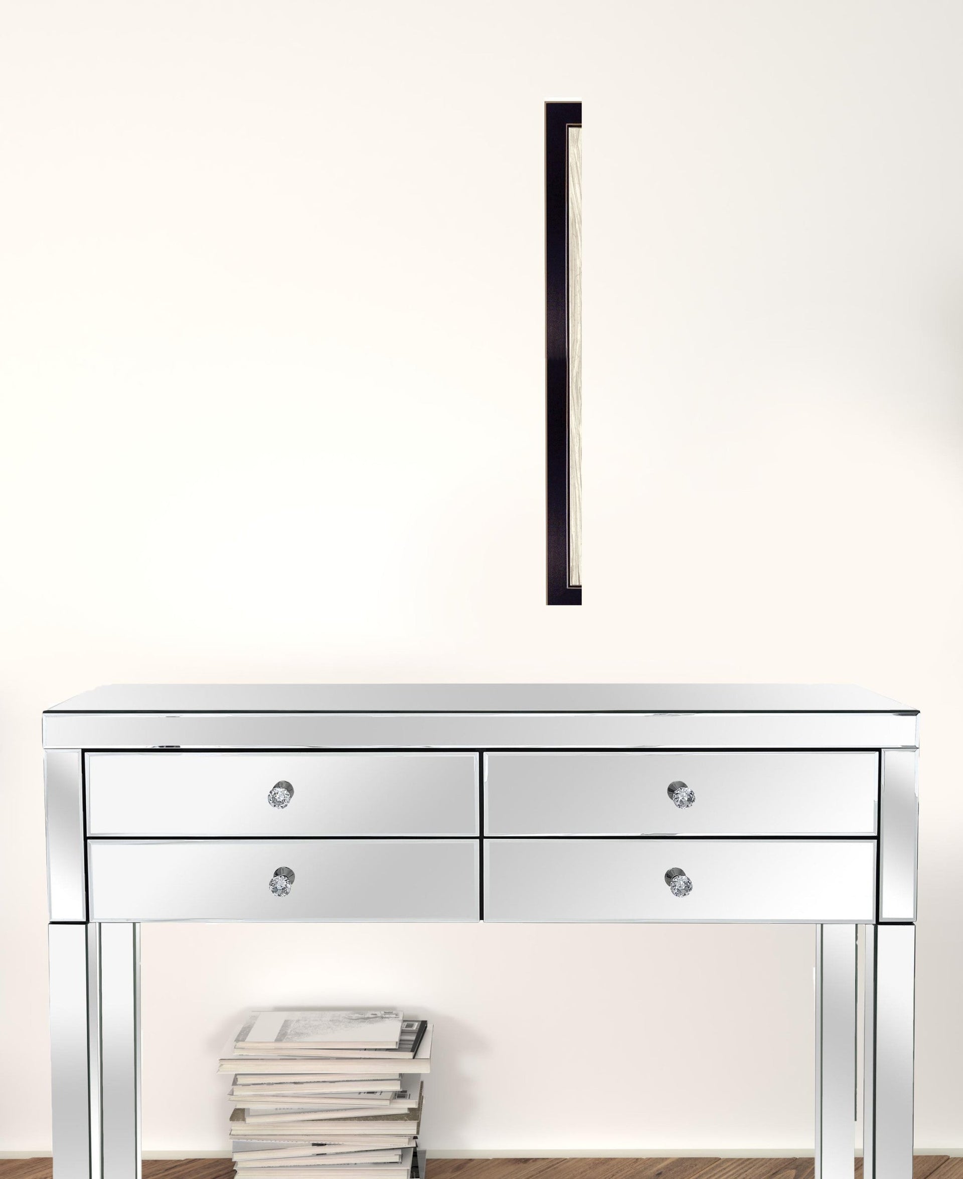 Hug Around the Neck Black Framed Print Wall Art