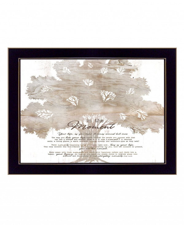 In The Moment 2 White Framed Print Wall Art