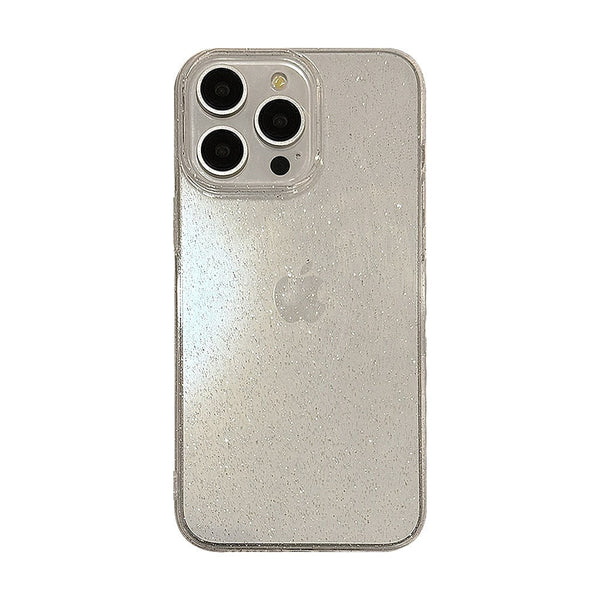 Transparent Glitter Simple Apple 14 Promax Phone Case 13 Suitable for iPhone 15 Soft Case 11 Advanced Luxury 12