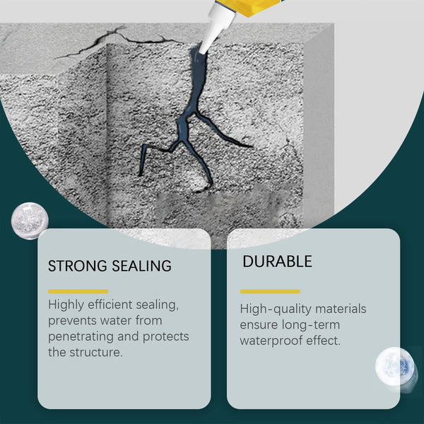 Concrete Crack Waterproof Repair Sealant, Ground Crack Outdoor Tile Crack Repair Adhesive