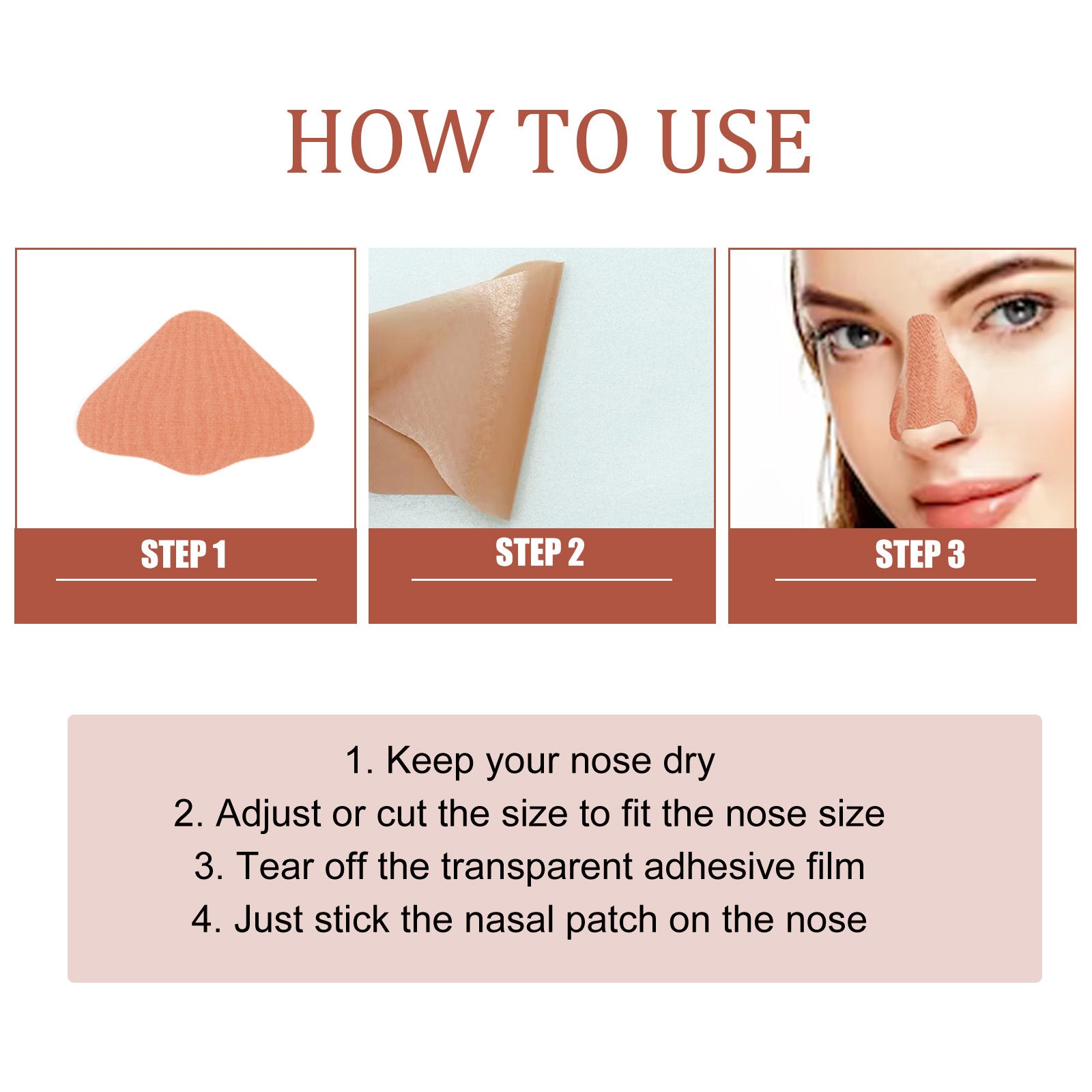 Protective Nose Patch Breathable, Comfortable And Refreshing Outdoors In Summer Protects Skin Against Uv Rays