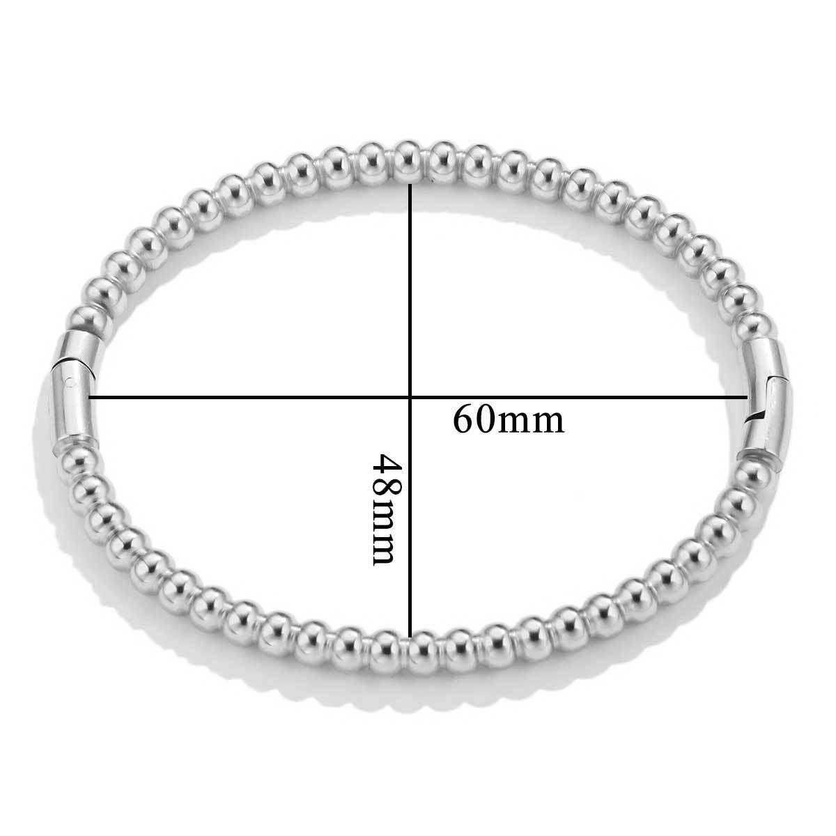 Fashion bamboo titanium steel bracelet female summer niche cold style ins stainless steel retro bamboo jewelry