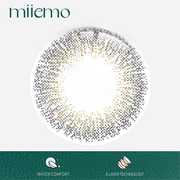 1Pair FDA Certificate Eyes Beautiful Pupil Colorful Girl Cosplay Contact Lenses  GYPSOPHILA GRAY