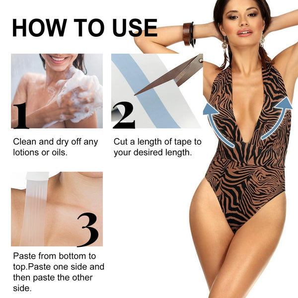 Breast Care Patch Invisible Bra Patch Care Anti-Slip Bump And Tuck Underwear Patch