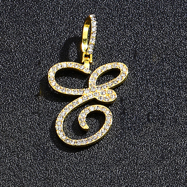 Hip hop accessories grass letter pendant melon seed buckle Cuban chain accessory