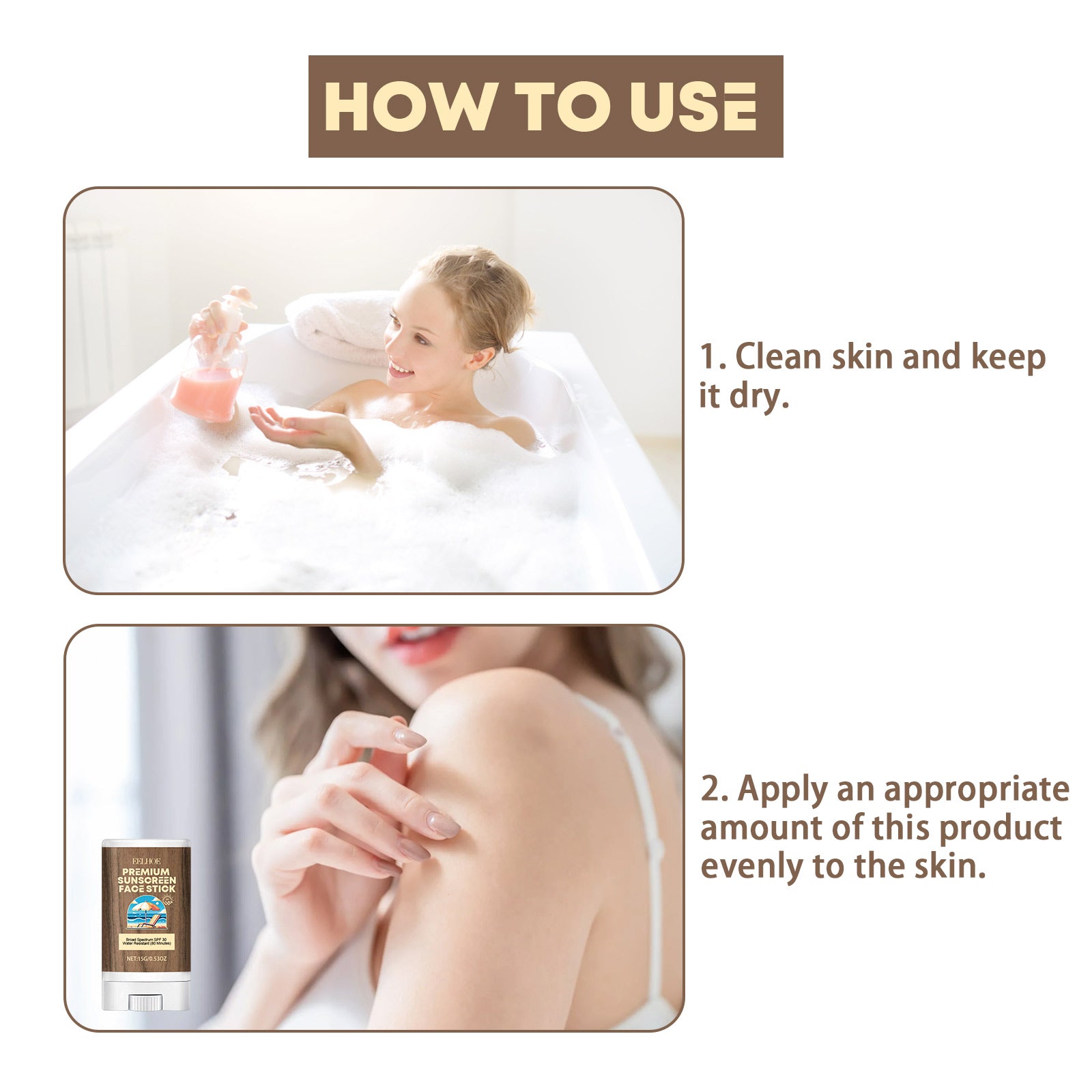 Hydrating Stick, Relieve Dry Skin, Moisturize, Prevent Sweat, Moisturize, Protect Against Summer Sun Exposure, And Protect