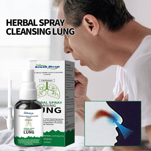 Herbal Spray Cleansing Lung, Soothe Throat And Nose Discomfort, Moisten Throat And Clear Nose Care Spray