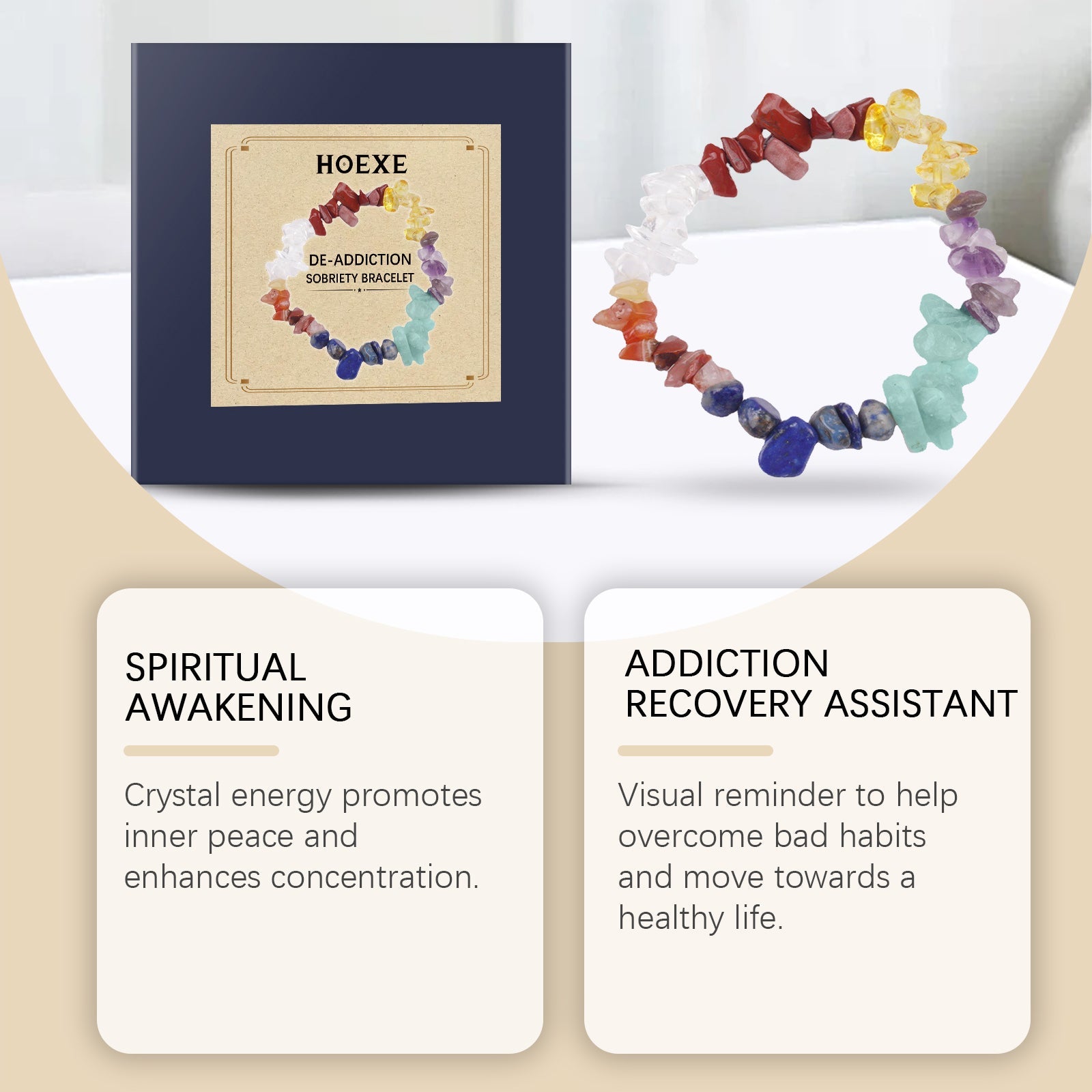 Colorful Crystal Bracelet, Everyday Hand With Decorative Personality Style Fashion Single Wrist Bracelet