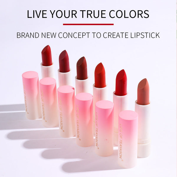 Lipstick Bean Paste Color Matte Matte Female Retro Red Peach Lipstick Matte Velvet Lipstick