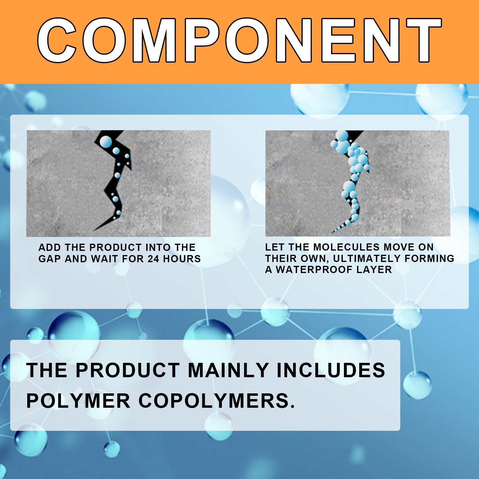 Waterproof Glue, Kitchen Door And Window Tile Water Pipe External Wall Waterproof, Leakproof And Free Smashing Brick Glue Coating