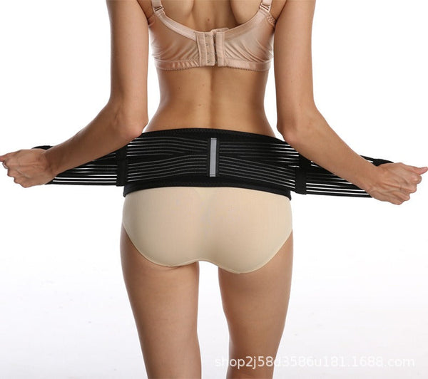 Postpartum restraint of pelvic girdle, hip girdle, sacral girdle, pelvic correction girdle, assisted pelvic contraction in pregn