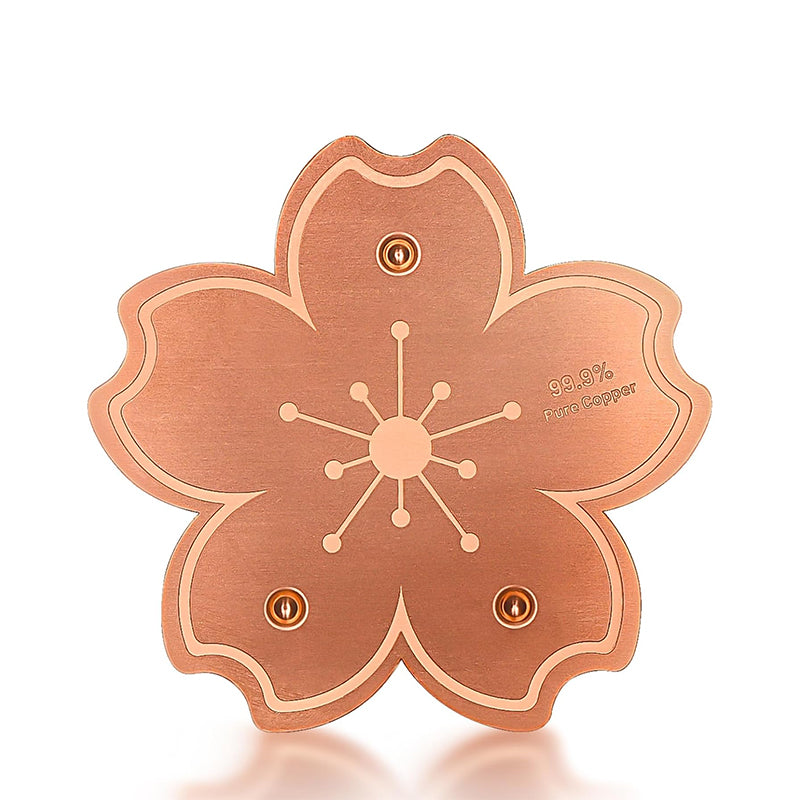 Universal Bird Bath Copper Tray with 3-point Support Purification Plate – for Outdoor Bird Baths & Feeding Bowls