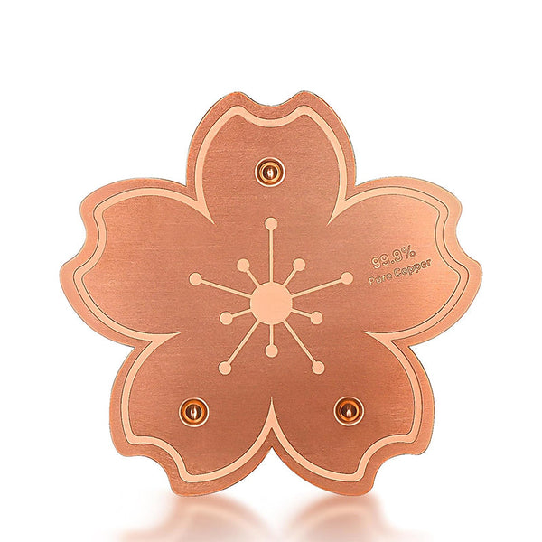 Universal Bird Bath Copper Tray with 3-point Support Purification Plate – for Outdoor Bird Baths & Feeding Bowls