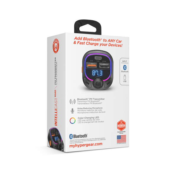 HyperGear IntelliCast Road FM Transmitter Car Charger
