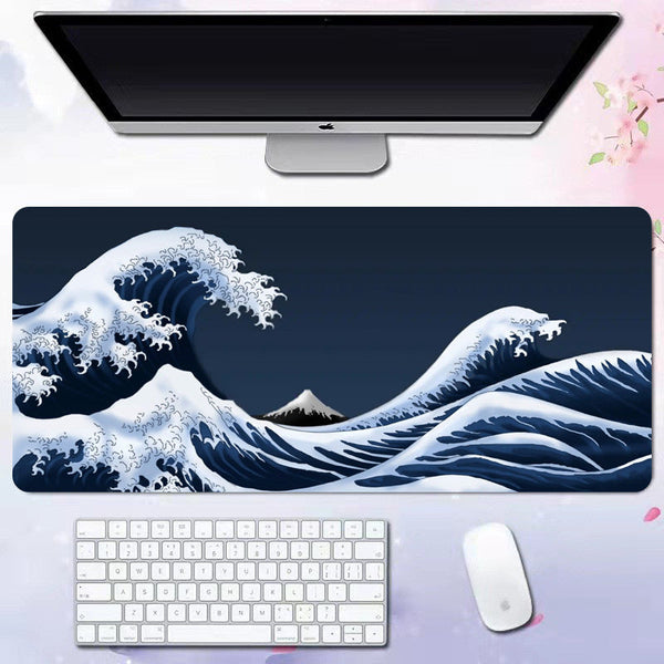 Wave mouse pad advertising game keyboard pad desk pad